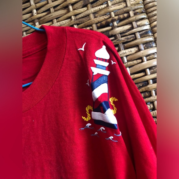 Lighthouse Long Sleeve - double sided graphic T- Womens 2XL - Picture 8 of 10